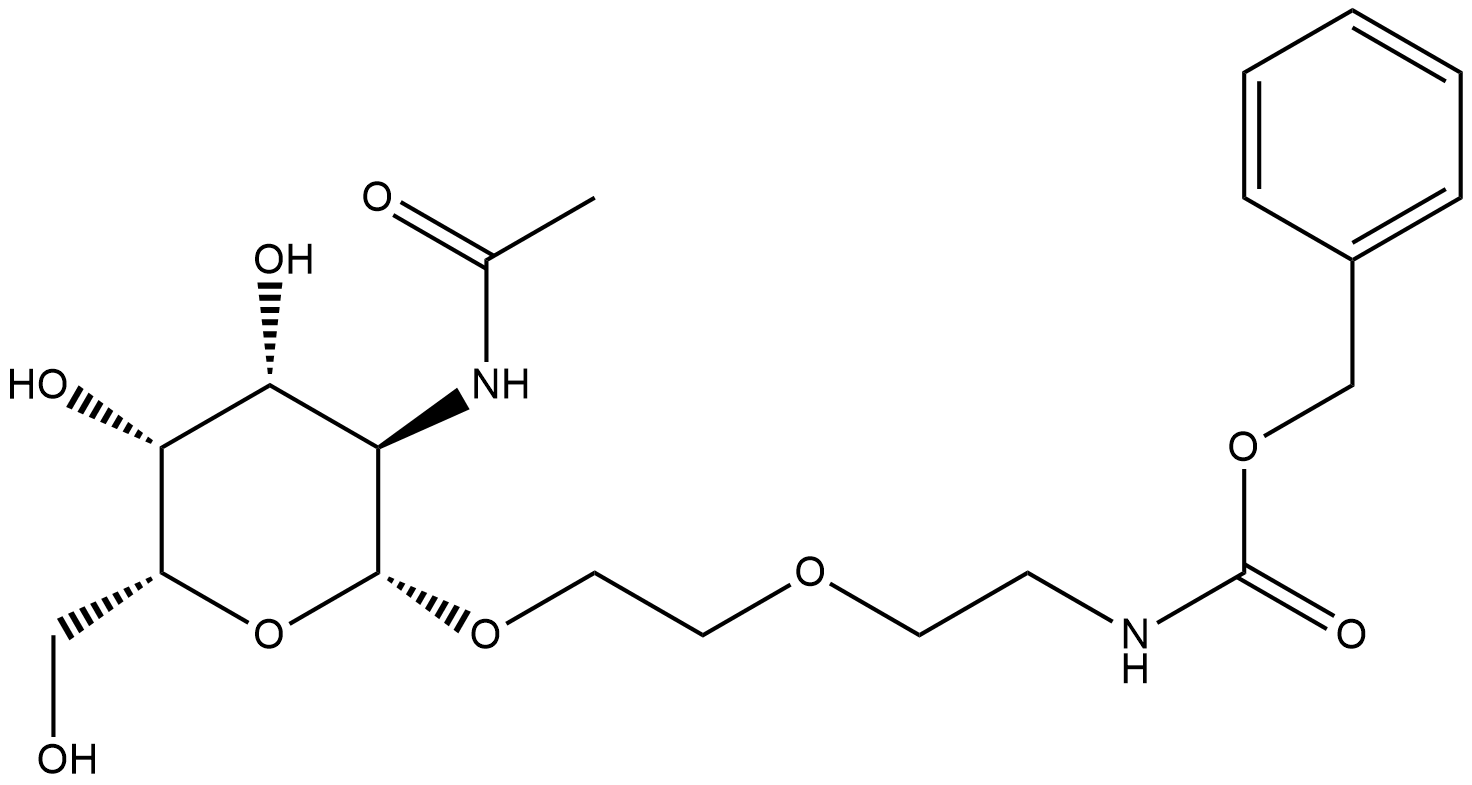 (N-CBz 氨基乙氧基)乙基-1, N-乙酰-D-半乳糖胺
